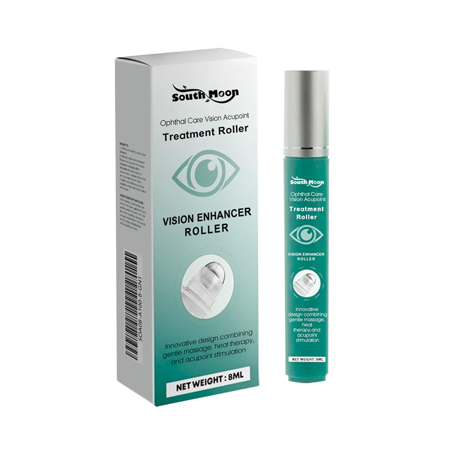 South Moon Eye Care Roller Moisturizes And Hydrates The Skin Around The Eyes, Providing Massage And Care.
