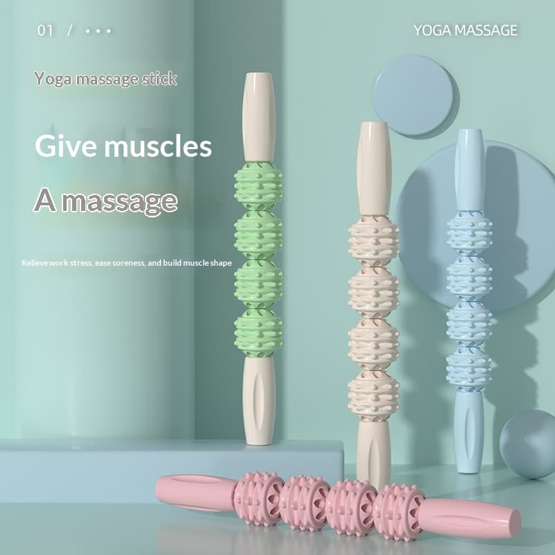 Massage Stick. Mace Muscle Relaxer Skinny Leg Artifact Calf Massage Roller Fitness Fascia Stick Langya Roller