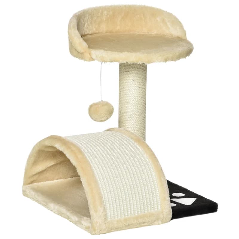 Cat Tree Scratching Scratcher Post Kitten Activity Centre Climber Hanging Ball