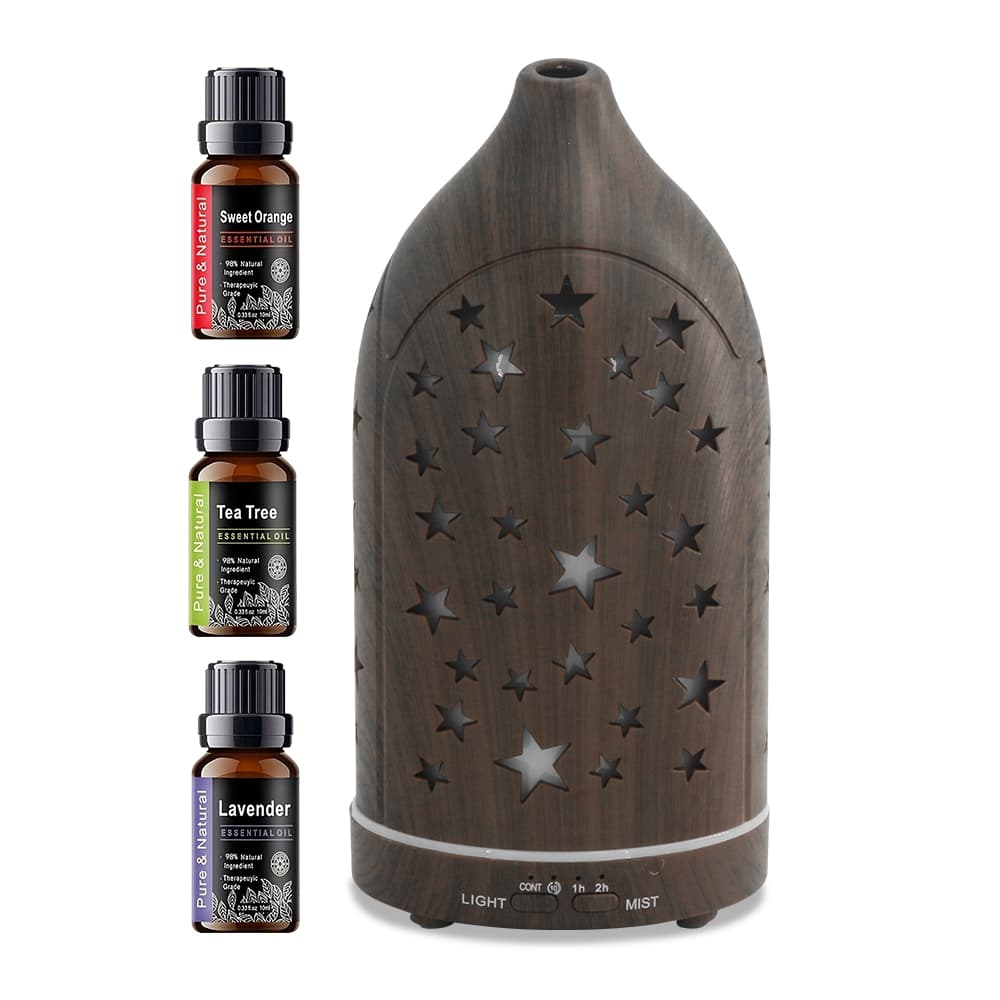 Essential Oil Diffuser For Home 7 LED Color Changing, Ultra Quiet, BPA-Free, Perfect For Office & Relaxation