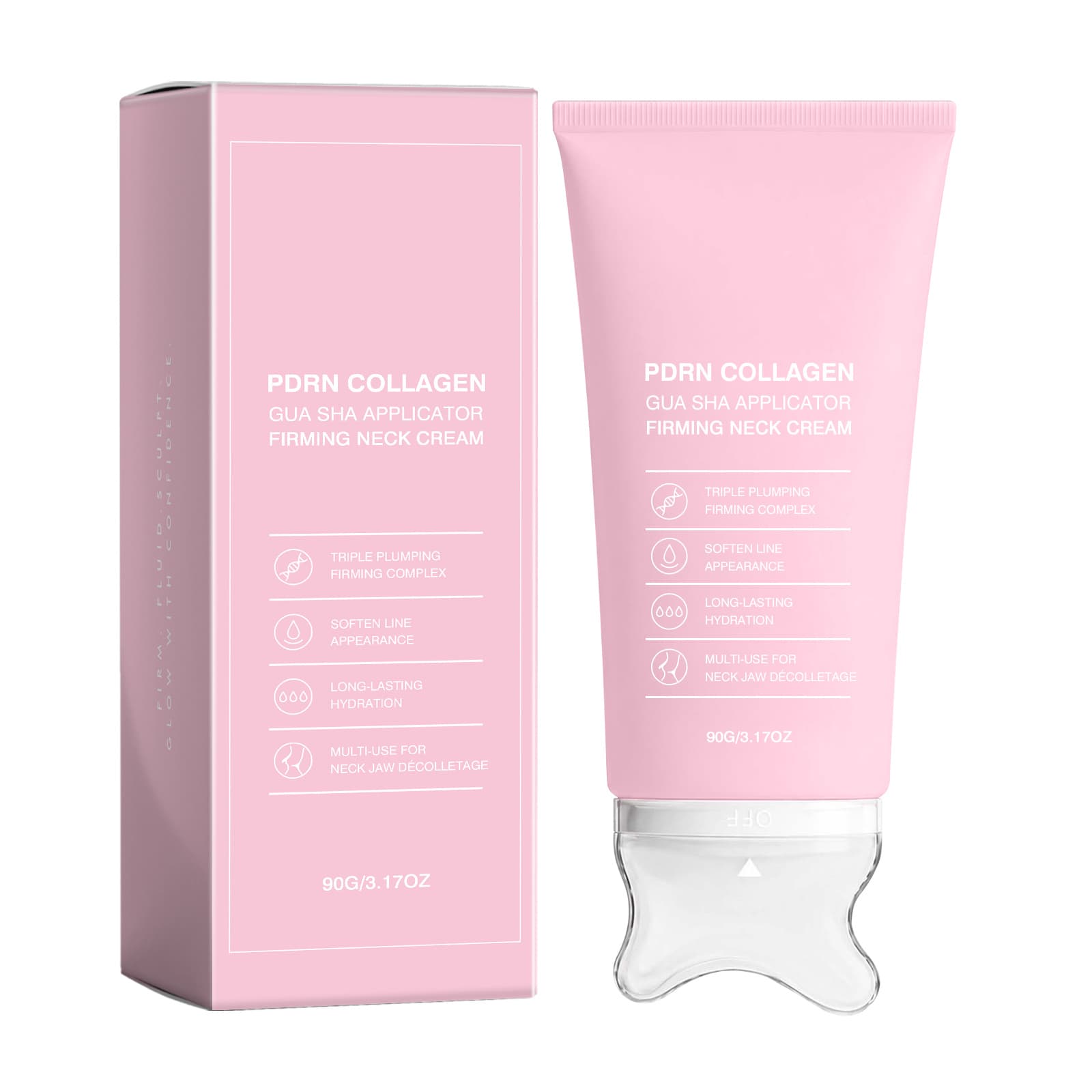 Collagen gua sha neck cream, 90g, with Glycerin