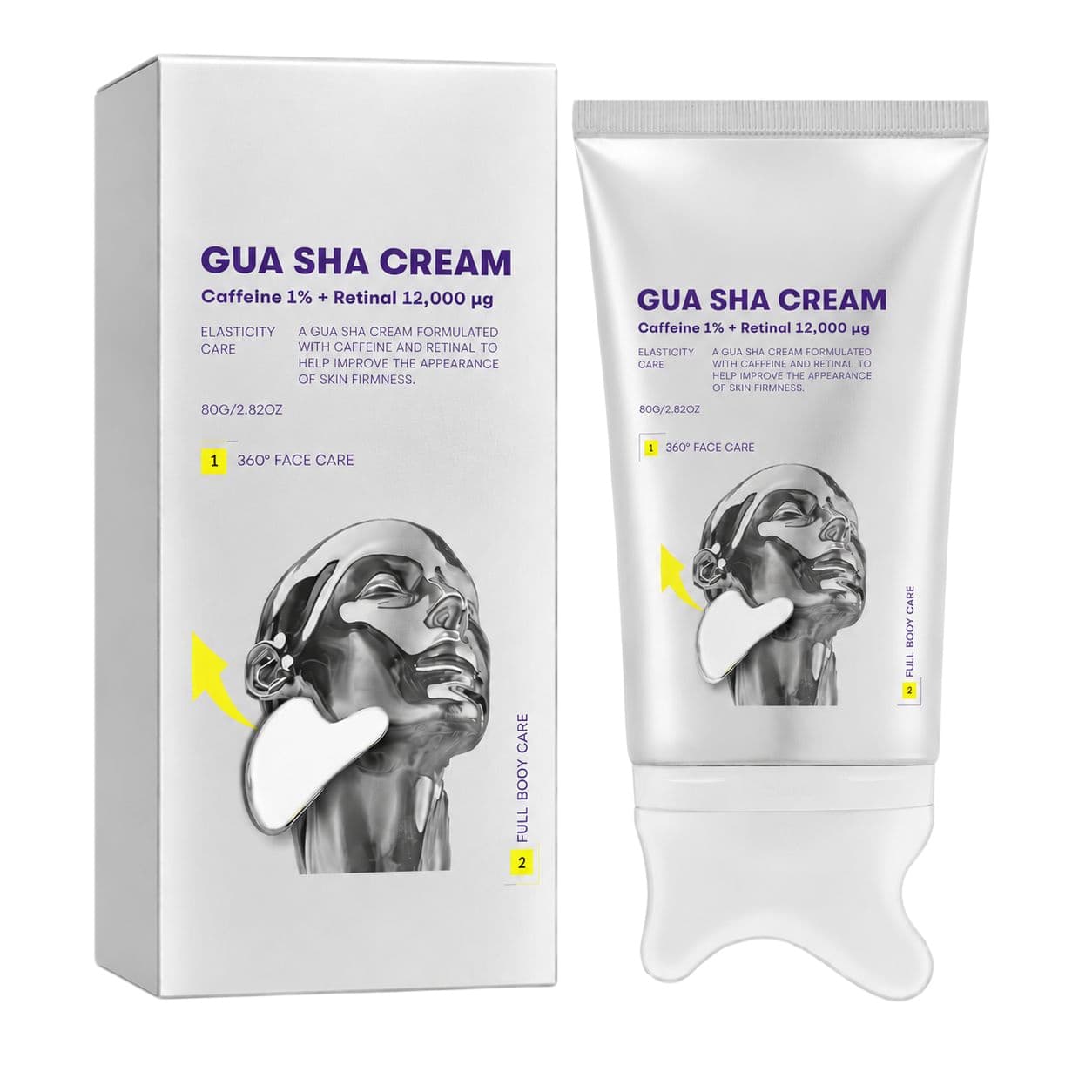 Firmness Gua Sha Cream, 80g, with Glycerin