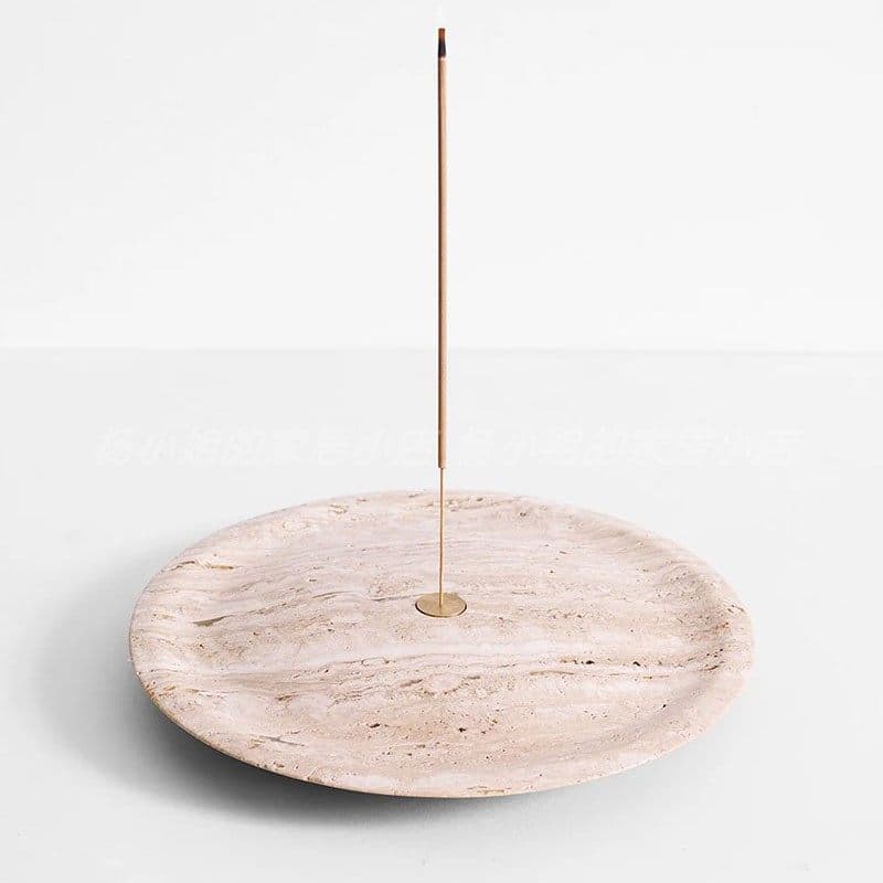 Cavestone Incense Burner Piece For DesignersMarble Desktop Accent