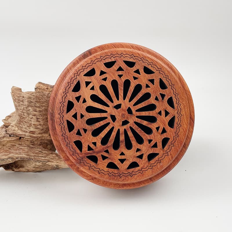Rosewood Incense Box And Portable Incense Burner