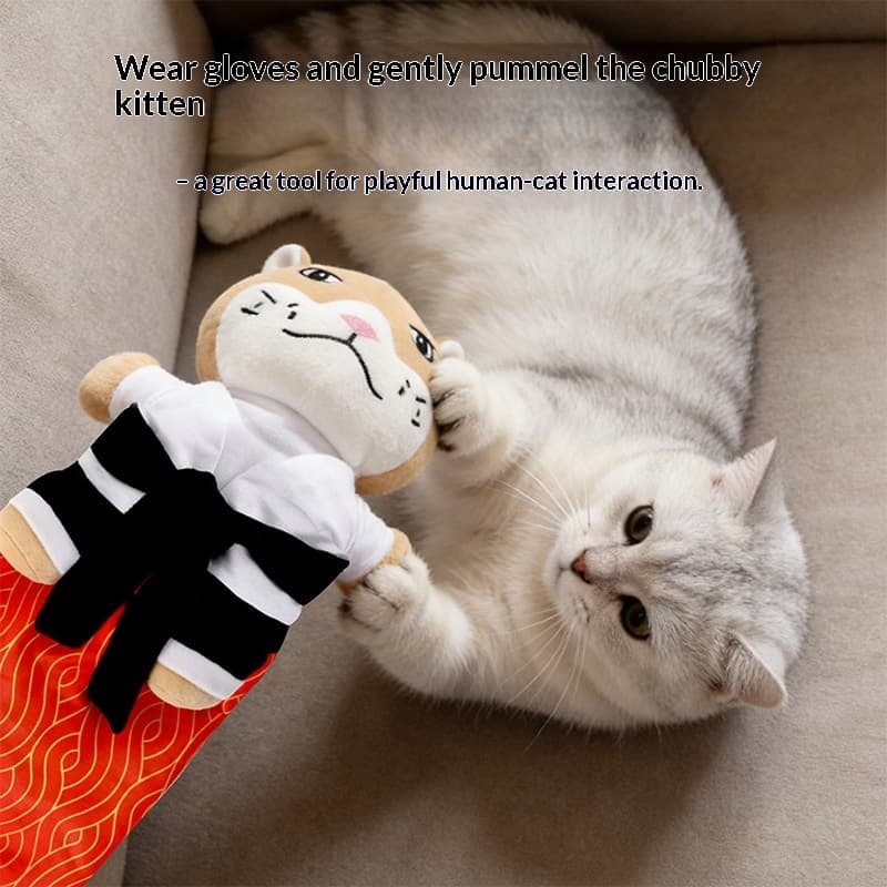 Cat Glove Interactive Plush Cat Teaser Pet Amusement Toy