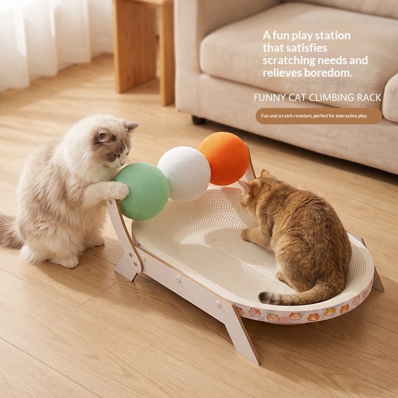Corrugated Cardboard Cat Scratching Posts And Cat Beds, Pet Supplies
