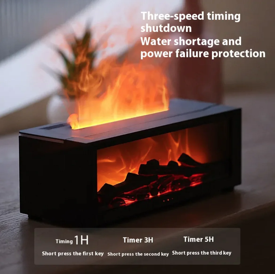 3D Flame Aromatherapy Diffuser 2