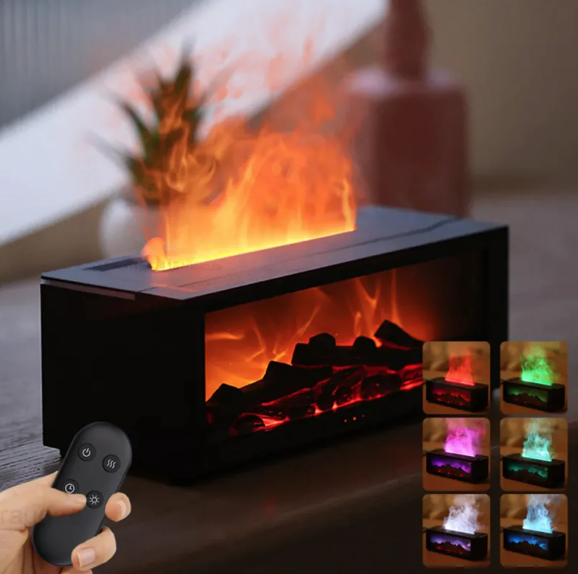 3D Flame Aromatherapy Diffuser 3