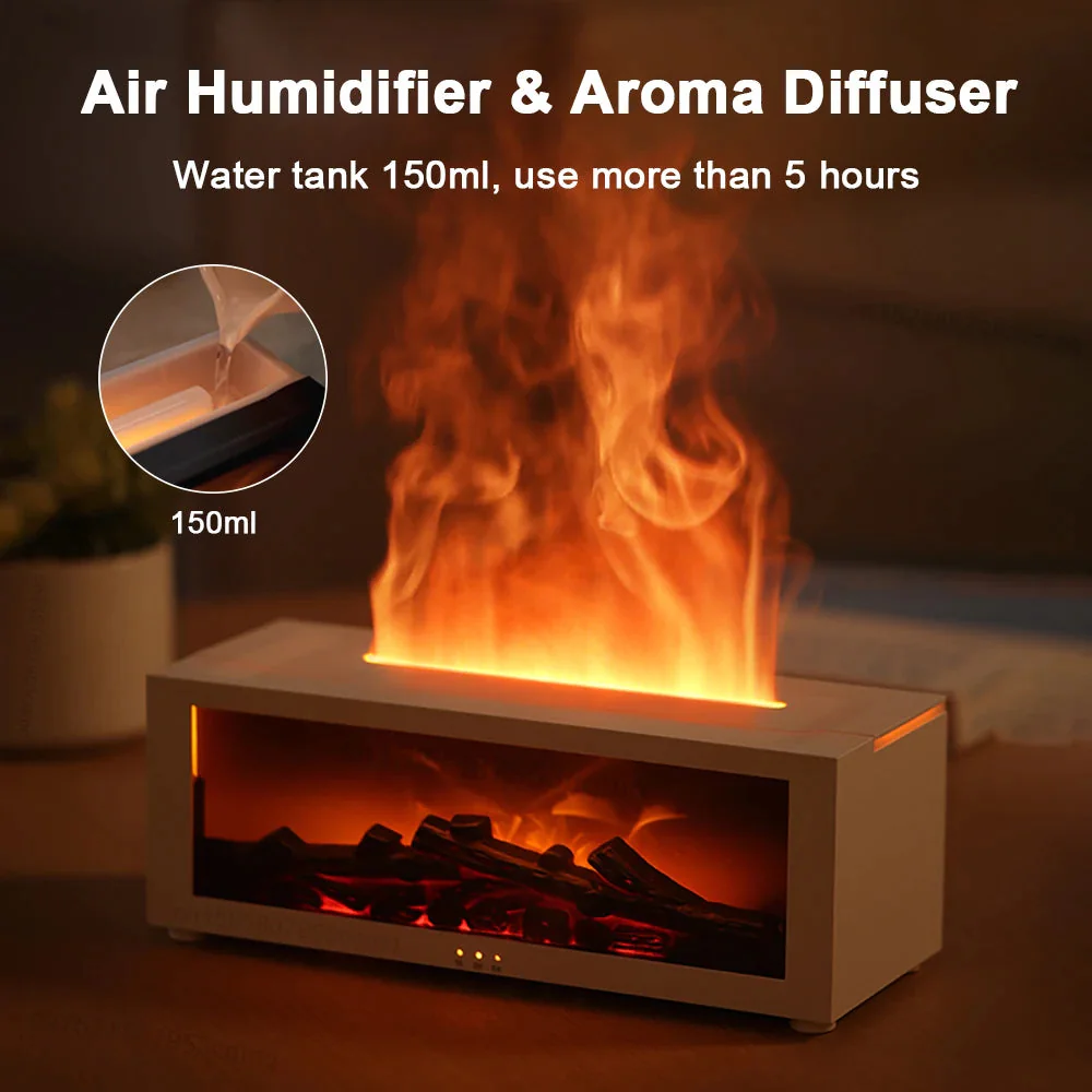 3D Flame Aromatherapy Diffuser 4