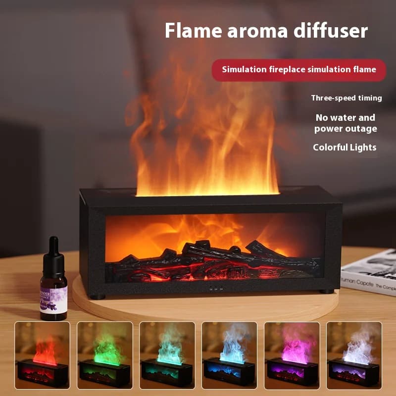 3D Flame Aromatherapy Diffuser 5
