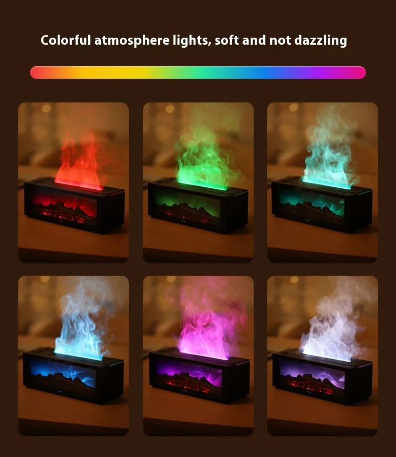 Flame Aromatherapy Essential Oil Diffuser 4