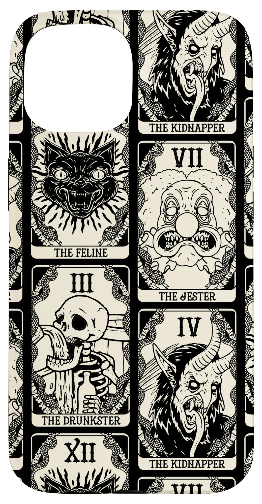 iPhone 15 Witchy Death Tarot Cards Case