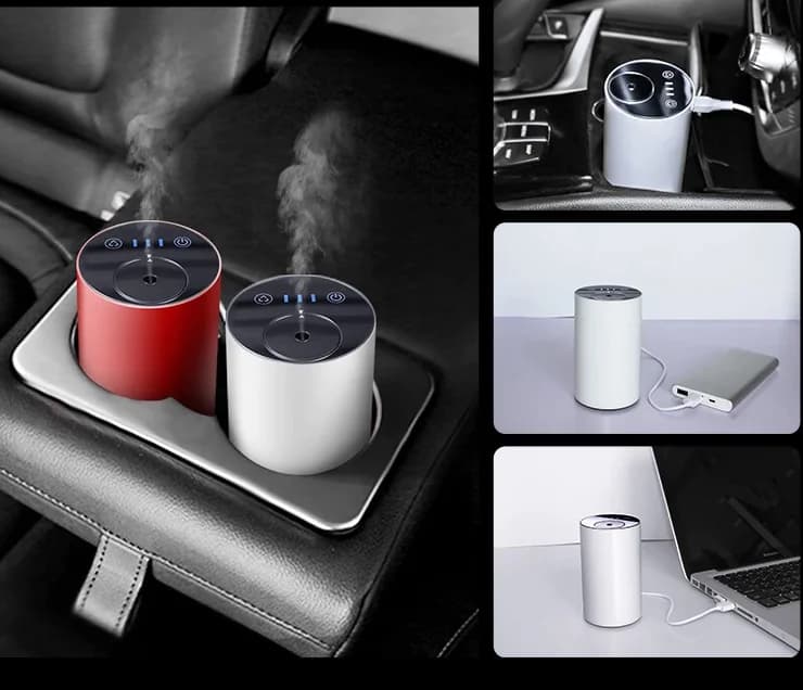 Car Aromatherapy Diffuser and Essential Oil Diffuser 2