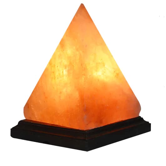Himalayan Crystal Salt Lamp Pyramid Night Light Decor 3