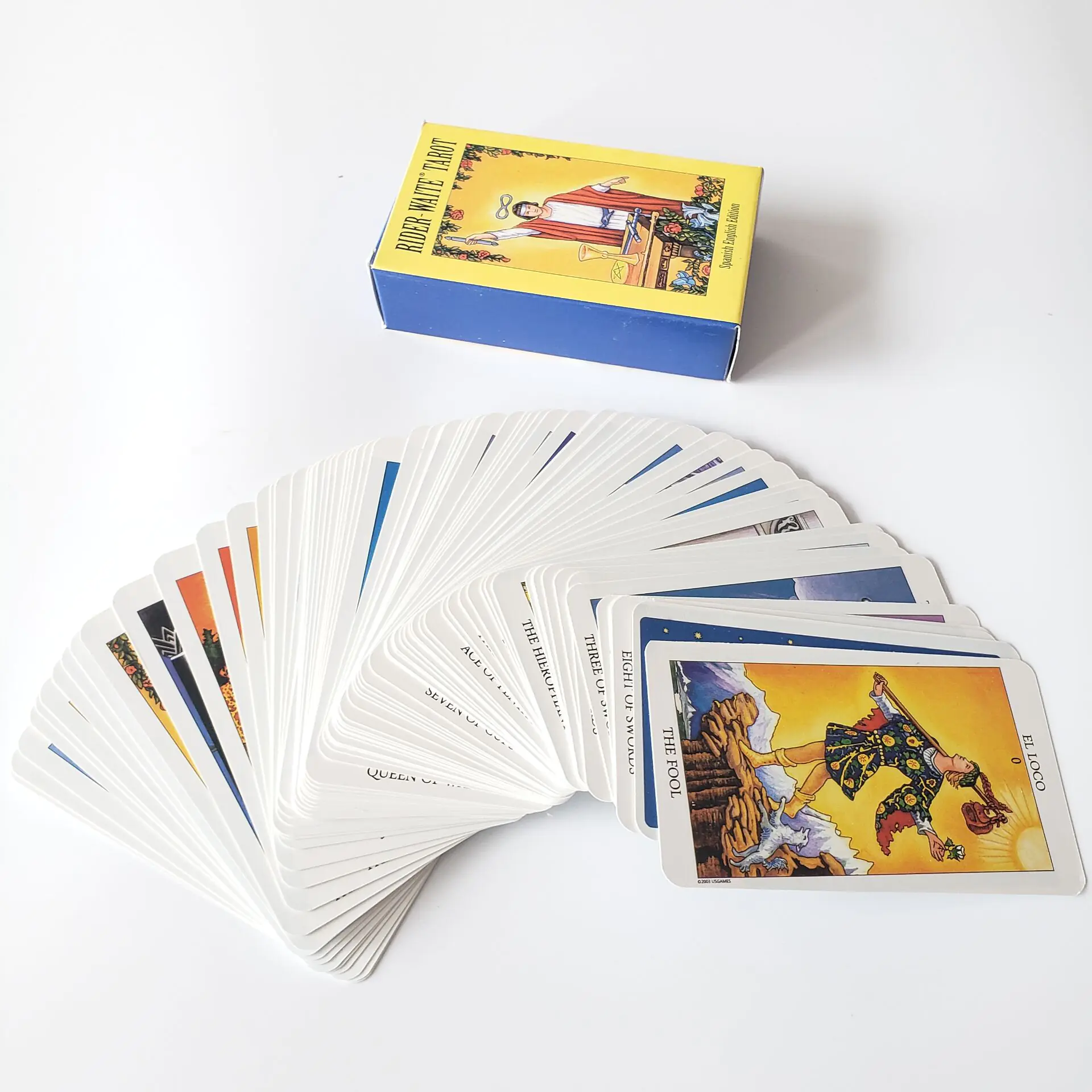 Bilingual Knight Tarot Cards in English and Spanish 5