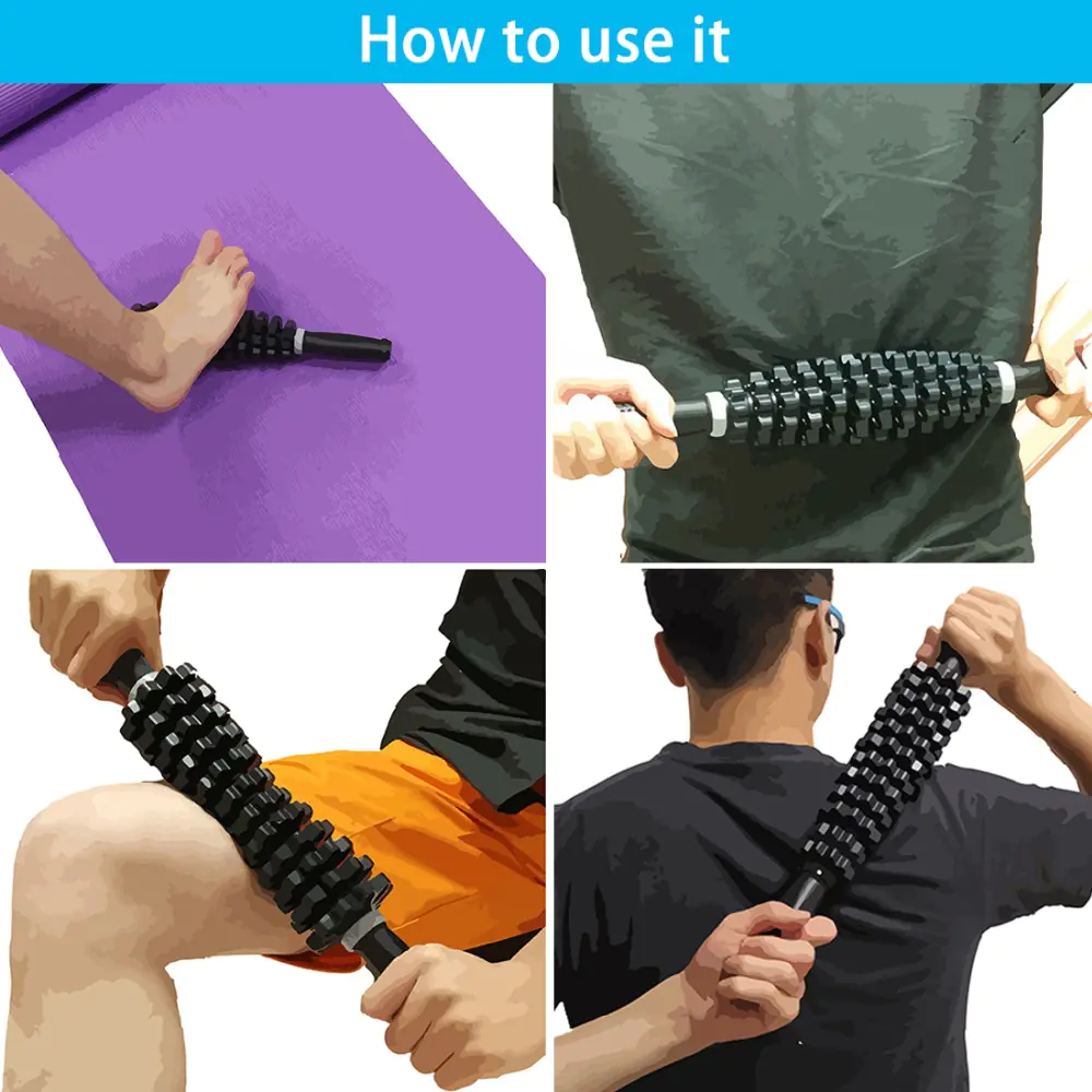 Massage Roller Stick for Muscle Relaxation and Fitness 5