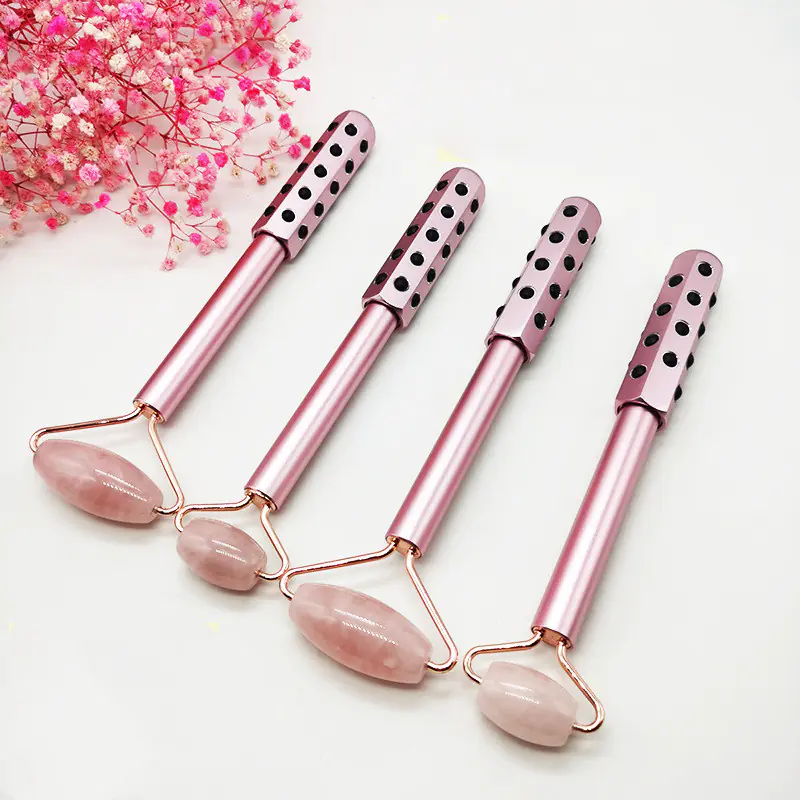 Japanese Facial Massage Roller with Geothermal Crystals