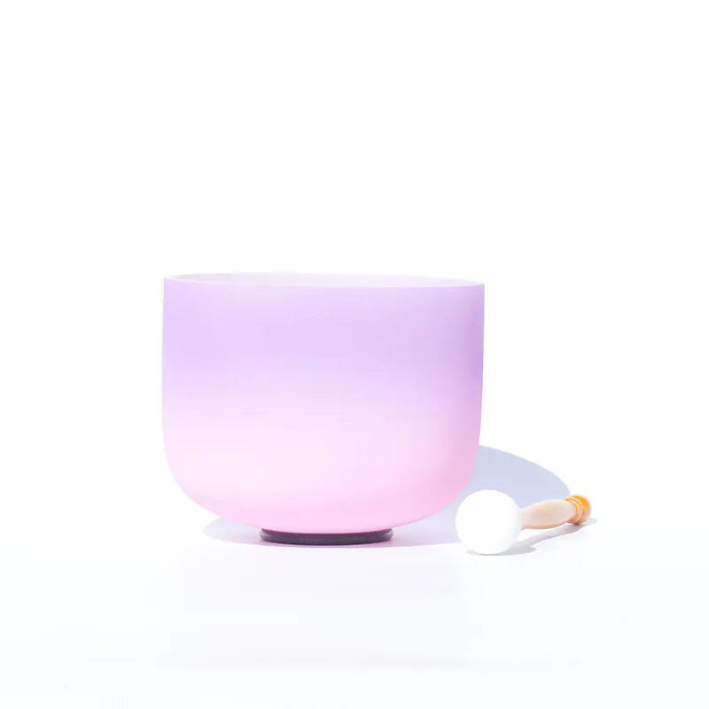Authentic Crystal Singing Bowl for Music and Meditation