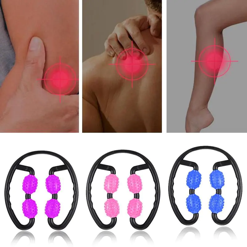 Circular Leg Trainer with Muscle Massage Roller 2