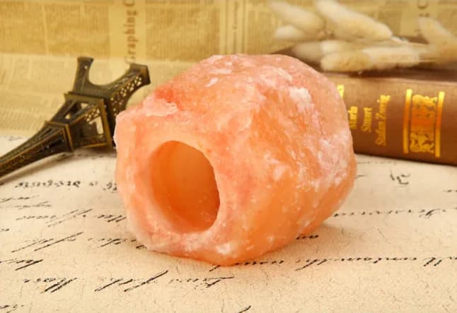 Natural Himalayan Salt Tealight Holder 2