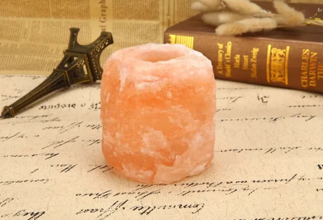 Natural Himalayan Salt Tealight Holder 3