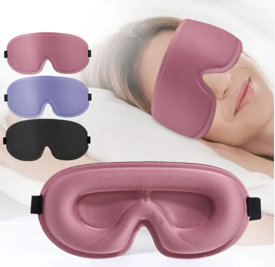 3D Contoured Blackout Sleep Mask 5